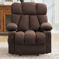HYSpacerX Manual Recliner Chair with Breathable Fabric,Home Recliner Chairs with Massage Function for Livingroom,Light blue